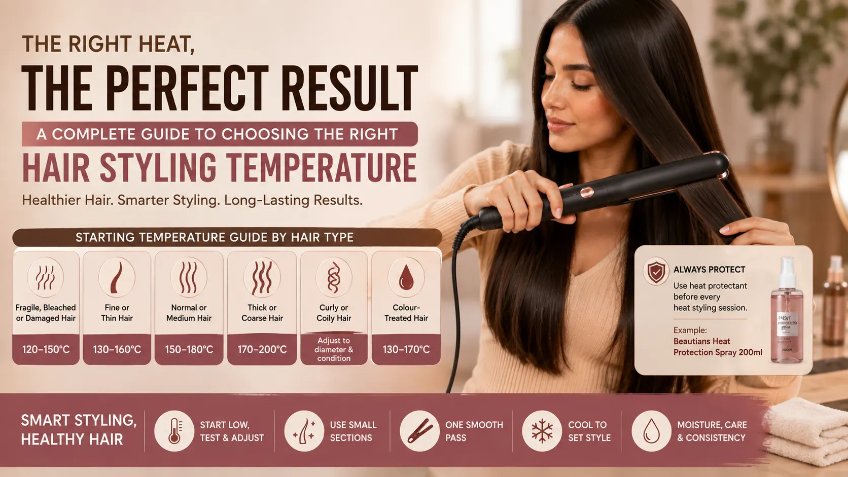 Best Hair Styling Temperature for Every Hair Type