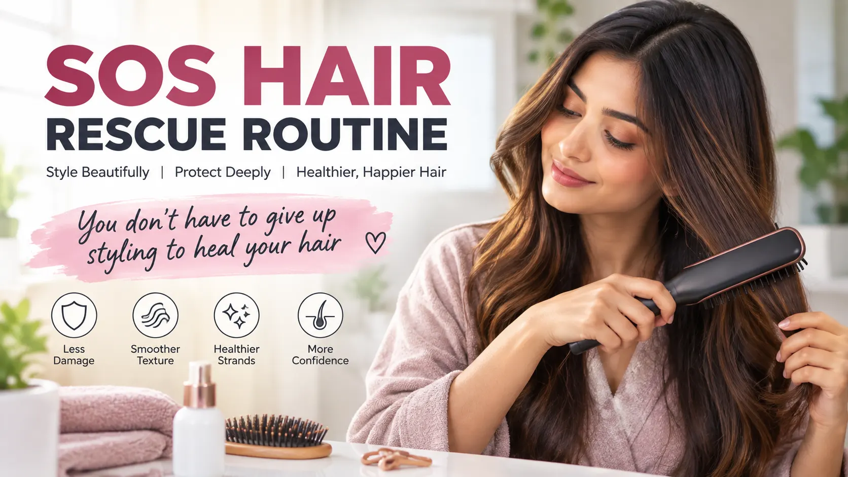 The SOS Hair Routine: How to Safely Style Fine, Bleached, or Chemically Treated Hair Without Keratin Loss